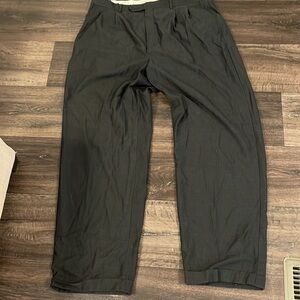 Mens 38x32 black Geoffrey beene dress pants​